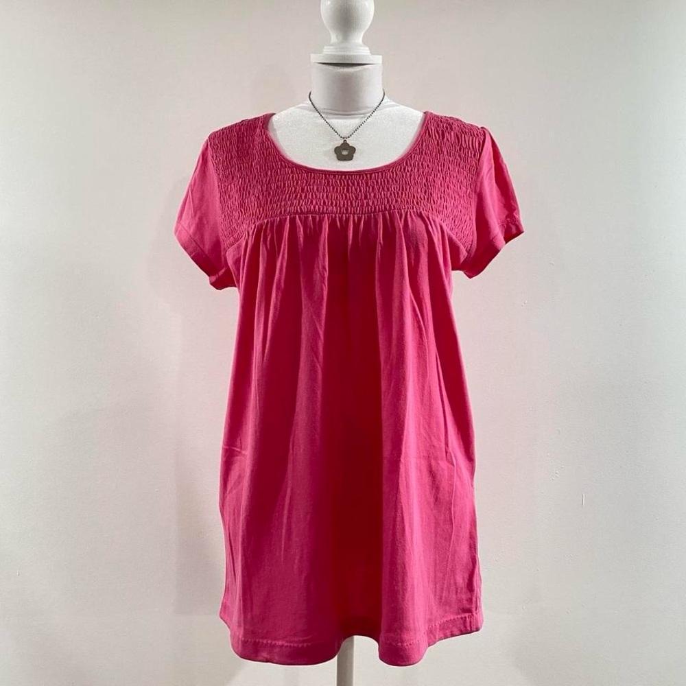 5/$25 Women's Pink Smocked Top